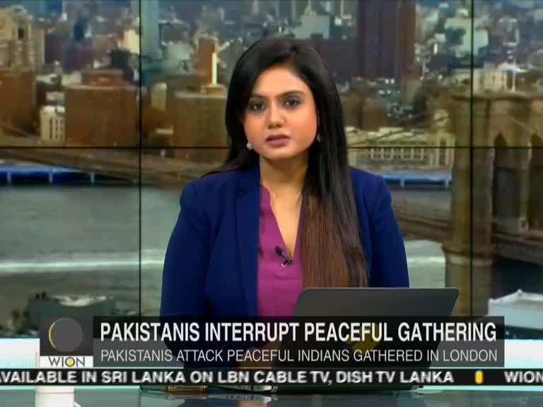 Pakistanis attack peaceful Indians gathered in London