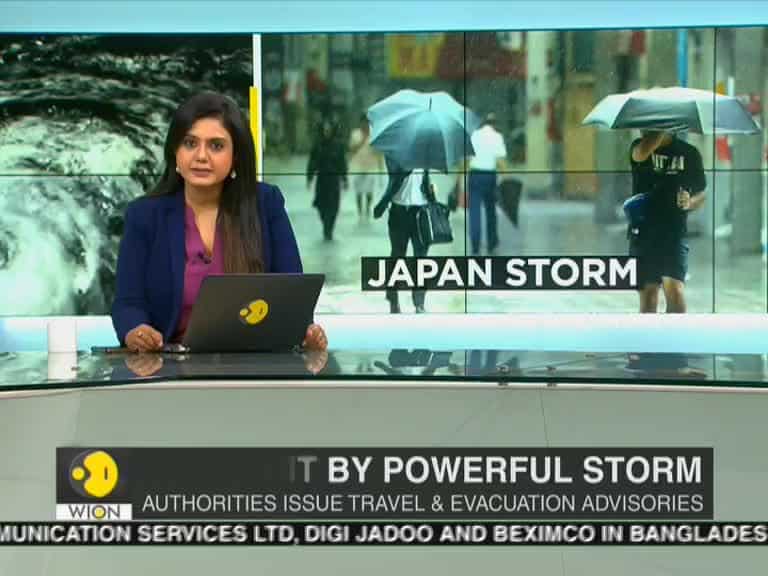 Japan hit by powerful storm, 720 domestic flights cancelled in Western Japan cities