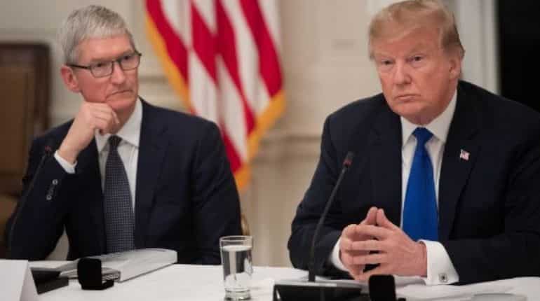 Trump says Apple will spend 'vast sums' of money in the United States Trump says Apple will spend 'vast sums' of money in the United States