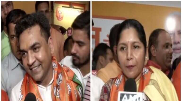 Former Aam Aadmi Party's minister Kapil Mishra, women wing chief Richa Pandey Mishra joins BJP Former Aam Aadmi Party's minister Kapil Mishra, women wing chief Richa Pandey Mishra joins BJP