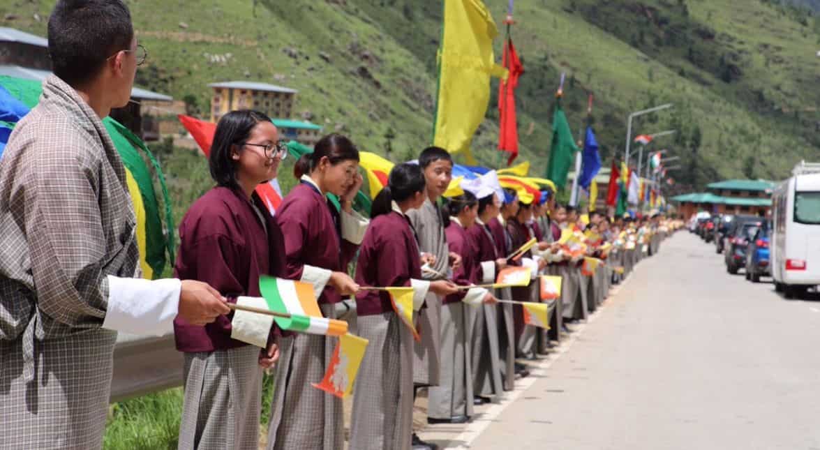 Official tour of Bhutan