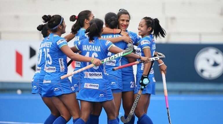 Indian women's hockey team defeat Japan by 2-1 in Olympic Test Event Indian women's hockey team defeat Japan by 2-1 in Olympic Test Event