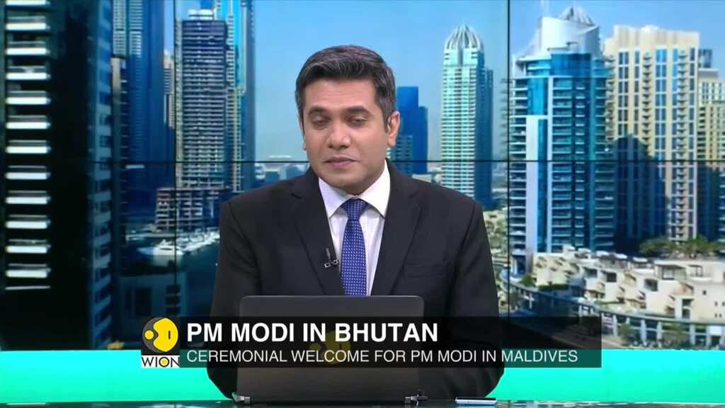 Warm welcome of PM Modi by Indian origin people in Bhutan