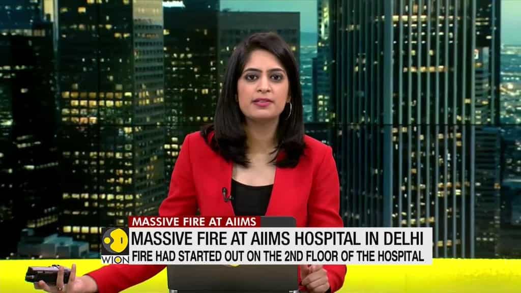 Breaking News: Massive blaze at Delhi's AIIMS spreads further