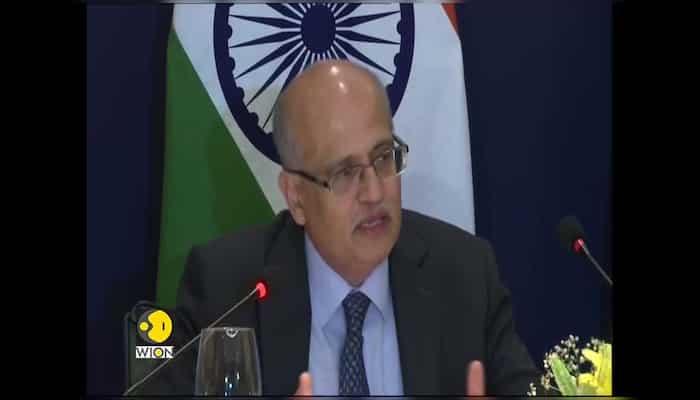 Foreign Secretary Vijay Gokhale briefing in Bhutan