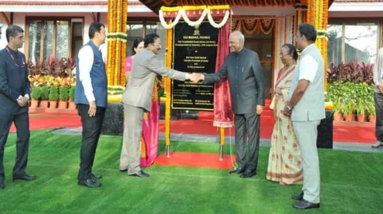 President Ram Nath Kovind inaugurates presidential guest house in Mumbai President Ram Nath Kovind inaugurates presidential guest house in Mumbai