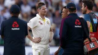 Ashes 2019: Australia's Steve Smith out of second Test with concussion