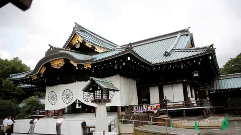Japan shrine for war dead vandalised by man claiming to be Chinese Japan shrine for war dead vandalised by man claiming to be Chinese