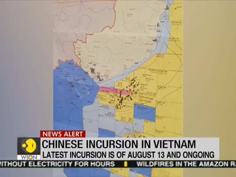 Chinese incursion in Vietnam's EEZ