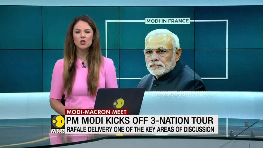 PM Modi reaches Paris, to hold bilateral meeting with Macron