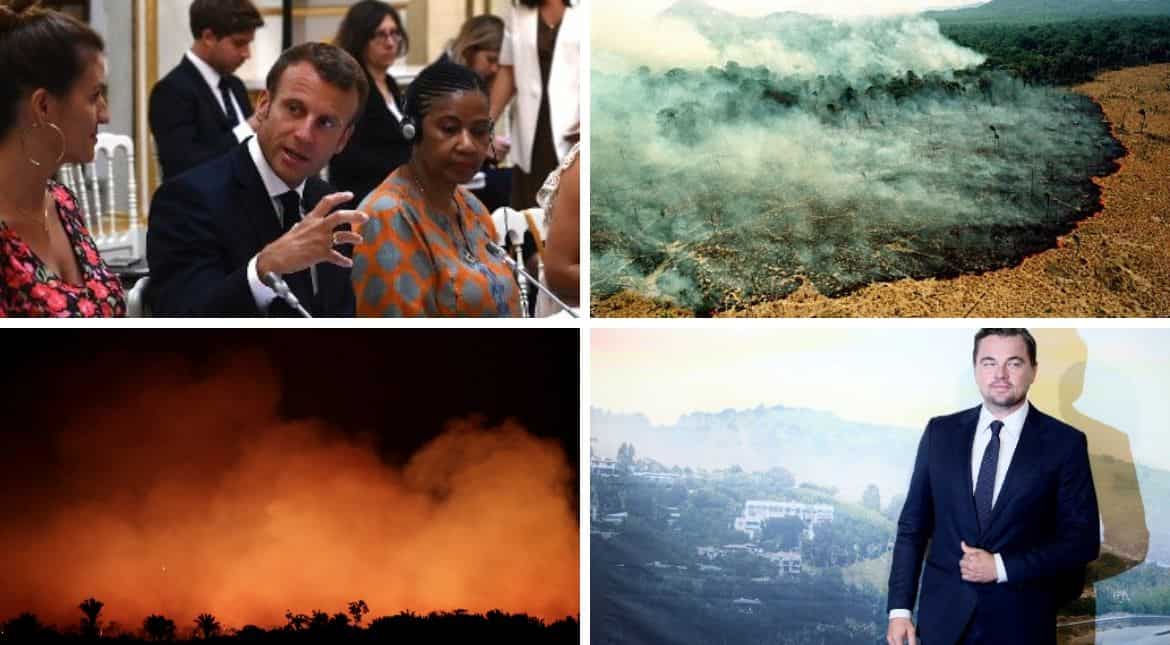 Our house is on fire. Literally: Macron