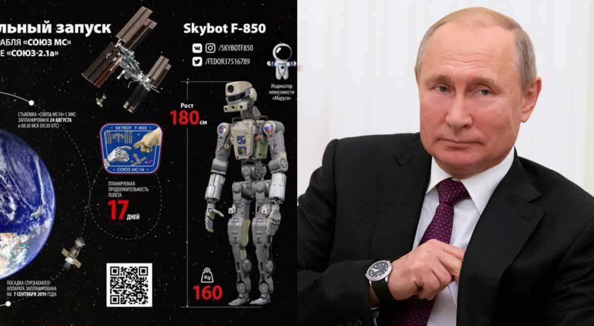Russia launches humanoid robot Fedor to assist astronauts on ...