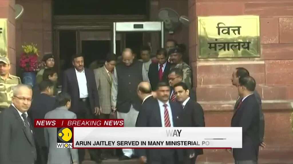 India's former Finance Minister Arun Jaitley passes away at 66