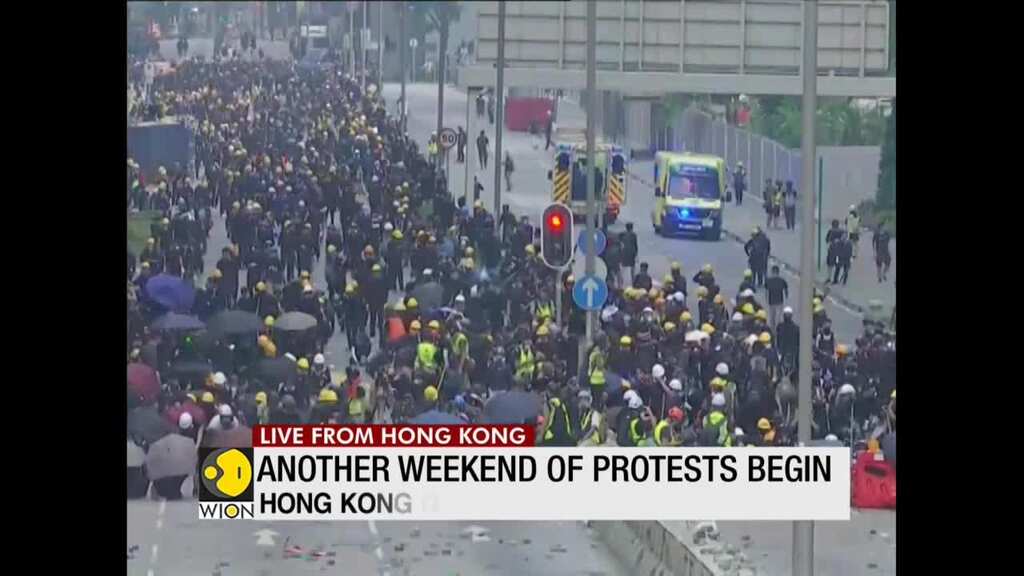 Hong Kong Protest: Police fire tear gas in renewed clash with protesters