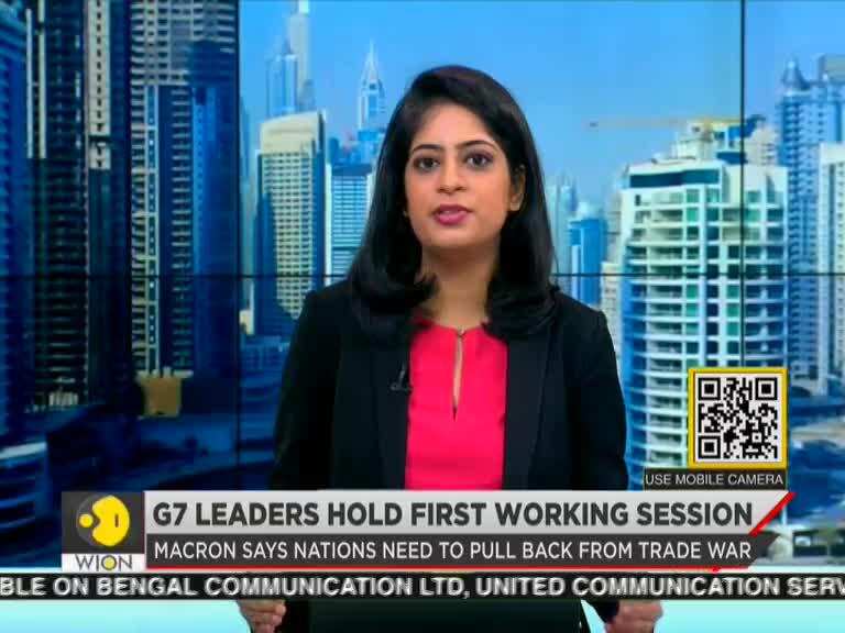 G7 leaders hold first working session