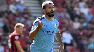 Sergio Aguero's knee surgery goes well, expected to return in August