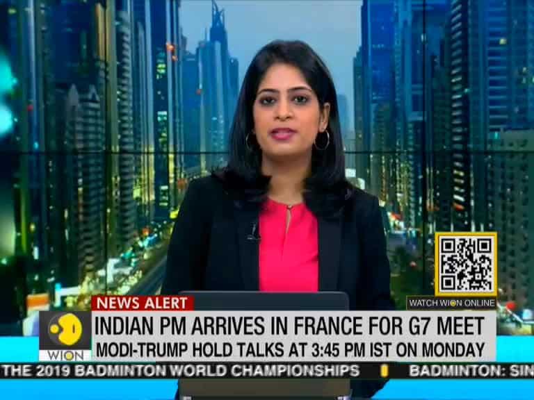 Indian PM Modi arrives in France for G7 Summit