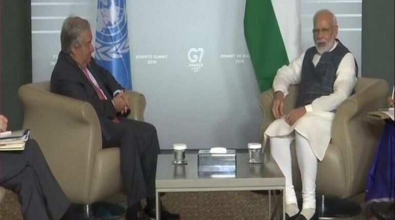 Repealing Article 370 is India's internal matter, PM Modi tells UN Secretary General Repealing Article 370 is India's internal matter, PM Modi tells UN Secretary General