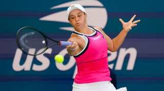 Ashleigh Barty survives first-round fright at US Open