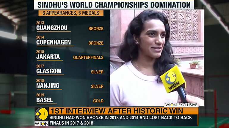 PV Sindhu, Gopichand interact with WION after historic win at World Championships
