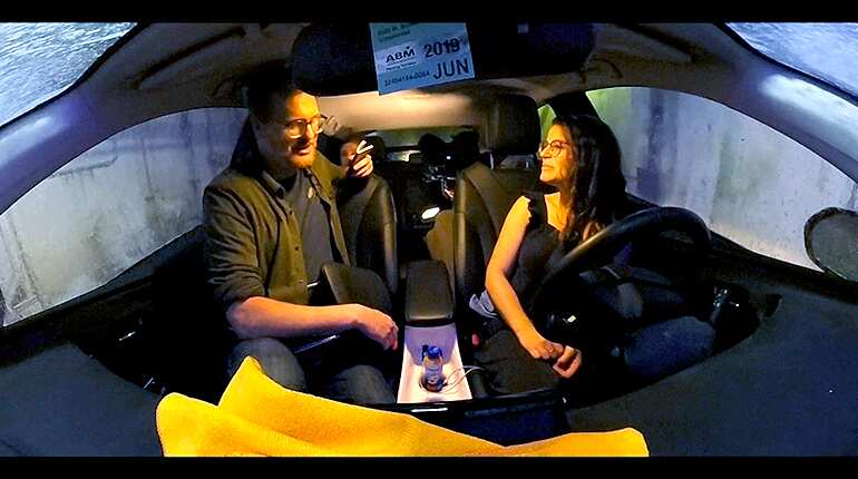 No dirty jokes please: Comics find a new stage inside LA car wash