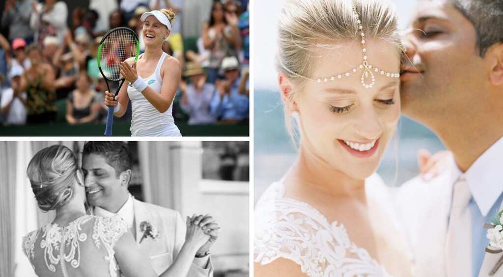 Newlywed tennis star Alison Riske's Bollywood dance moves are winning over the internet