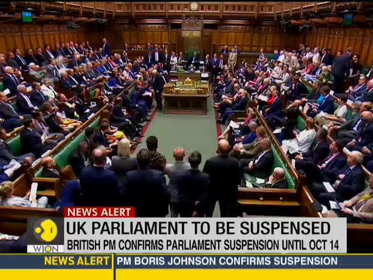 News Alert: UK Parliament to be suspended