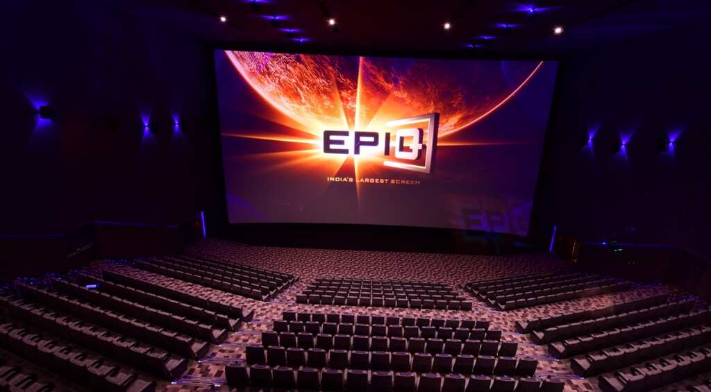 A small town in Andhra Pradesh is now home to the largest movie theatre screen in South East Asia