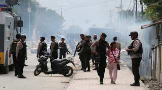 Violent protest erupts in capital of Indonesia's Papua