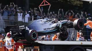 Lewis Hamilton crash causes red-flag stoppage at Spa practice
