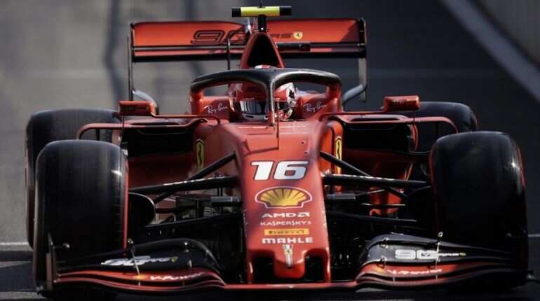 Ferrari's Charles Leclerc takes pole position at Belgian GP Ferrari's Charles Leclerc takes pole position at Belgian GP