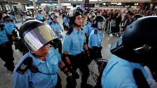 71 arrested over riots in Hong Kong on Saturday: Police