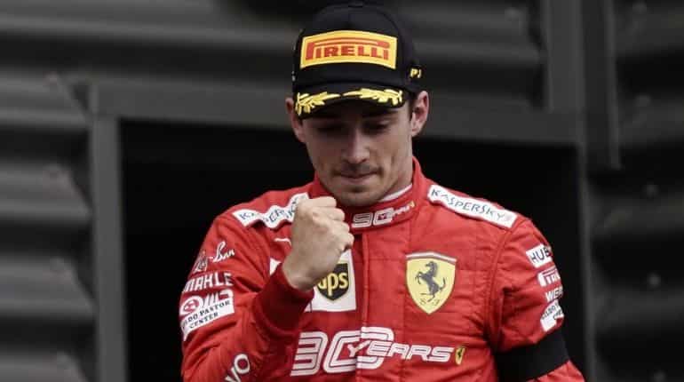 Charles Leclerc destined for greatness, says Lewis Hamilton