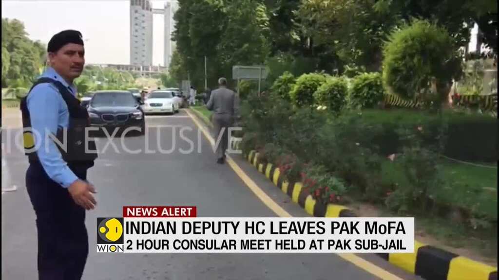 Breaking News: Indian Deputy HC leaves Pak MoFA after meeting Jadhav