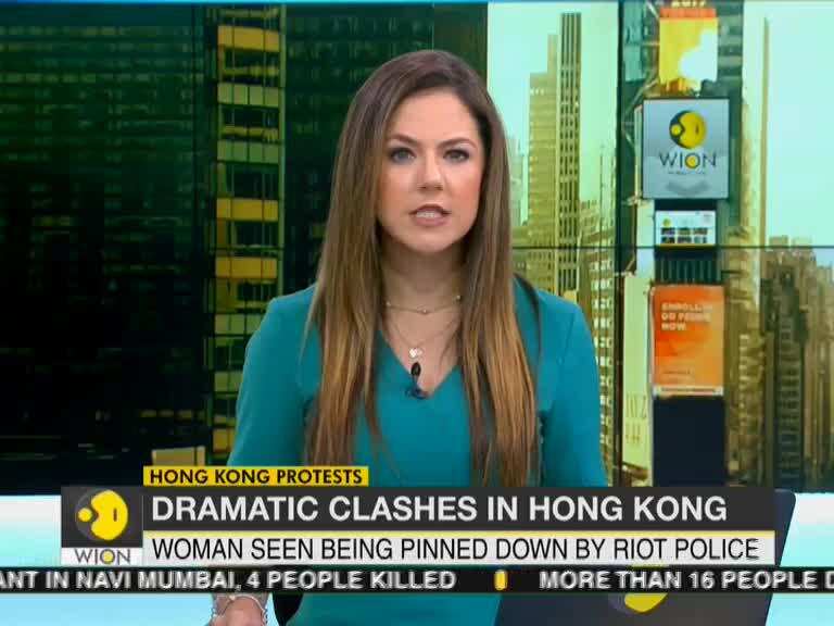 Hong Kong protests: Now dramatic clashes between protesters and the police
