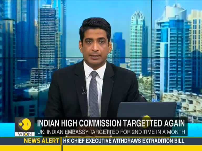 Pakistani protesters vandalise Indian High Commission in London