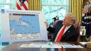 Sharpie-gate? Donald Trump shows apparently altered hurricane map