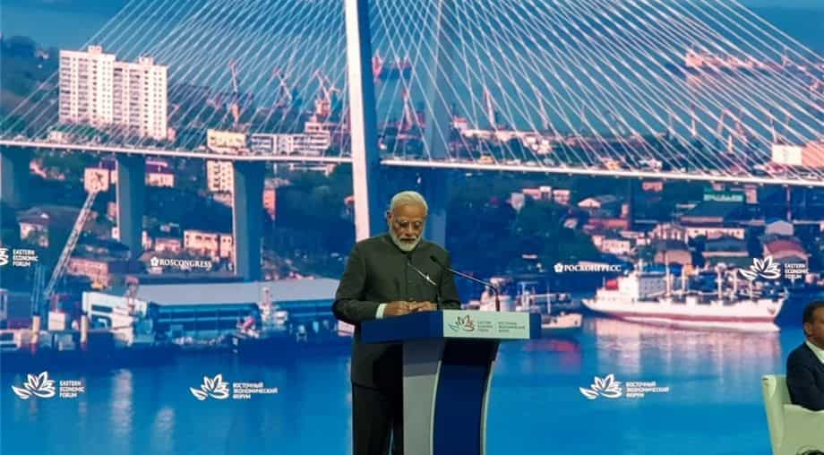 $1 billion credit to Russia's Far East marks take-off point for India's Act East policy: PM Modi $1 billion credit to Russia's Far East marks take-off point for India's Act East policy: PM Modi