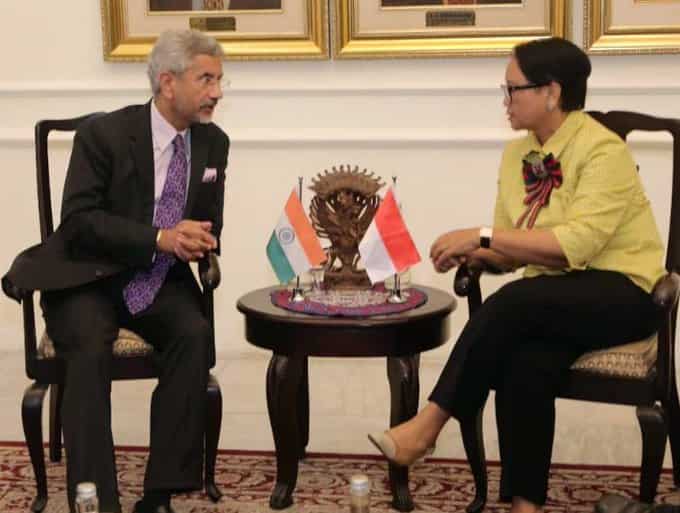 Jaishankar holds talks with Indonesian counterpart Marsudi