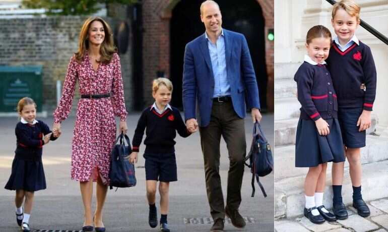 Princess Charlotte was very excited at first day of school: Prince William