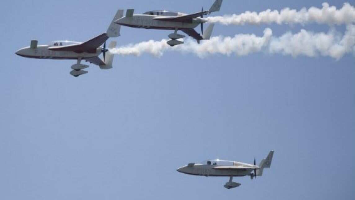 The Spanish Reva Air Patrol aerobatics team