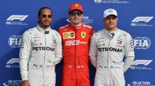 Italian Grand Prix: Charles Leclerc on Monza pole after qualifying 'mess'
