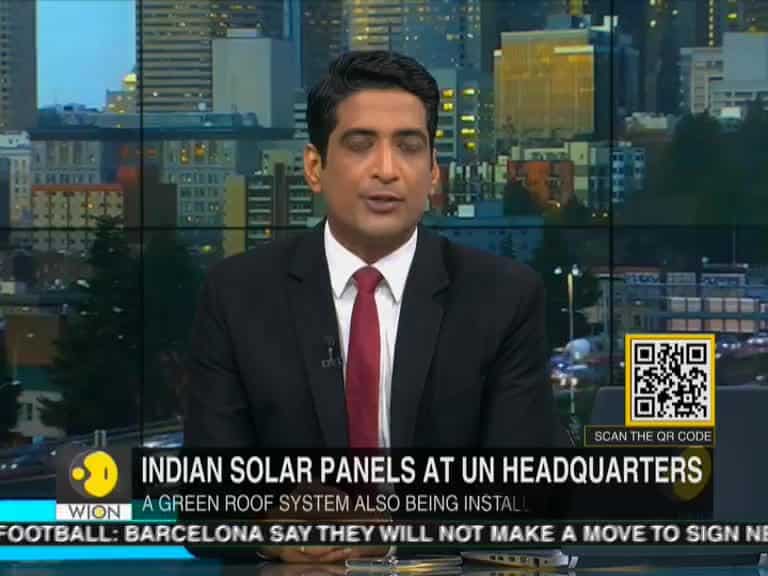 Indian Solar Panels at UN Headquarters