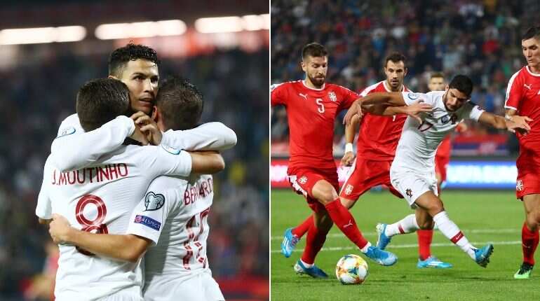 Portugal rekindle Euro hopes with 4-2 win in Serbia