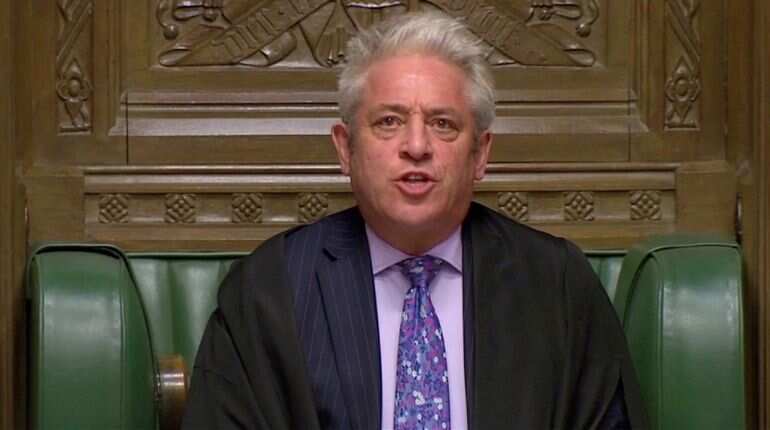 House of Commons Speaker John Bercow to step down