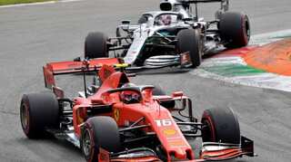 Charles Leclerc holds off Mercedes pursuit to give Ferrari Monza win