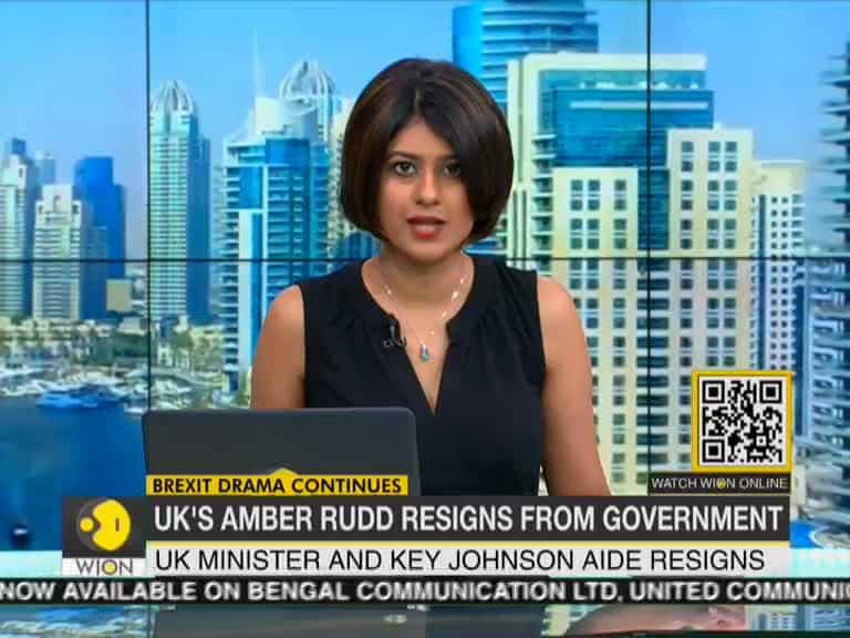 Another blow to Boris' Brexit plan, Work & Pension Minister Amber Rudd resigns from the govt