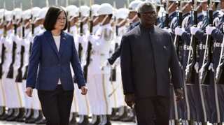 Taiwan leader meets Solomons envoy to shore up ties over China