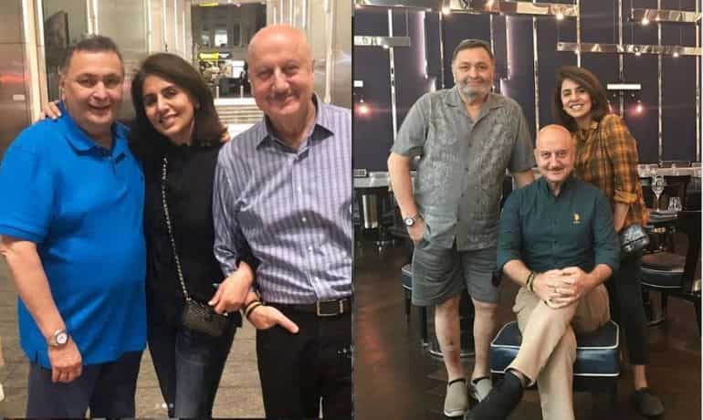 As Rishi Kapoor and wife Neetu head back to India, Anupam Kher says he has mixed feelings As Rishi Kapoor and wife Neetu head back to India, Anupam Kher says he has mixed feelings