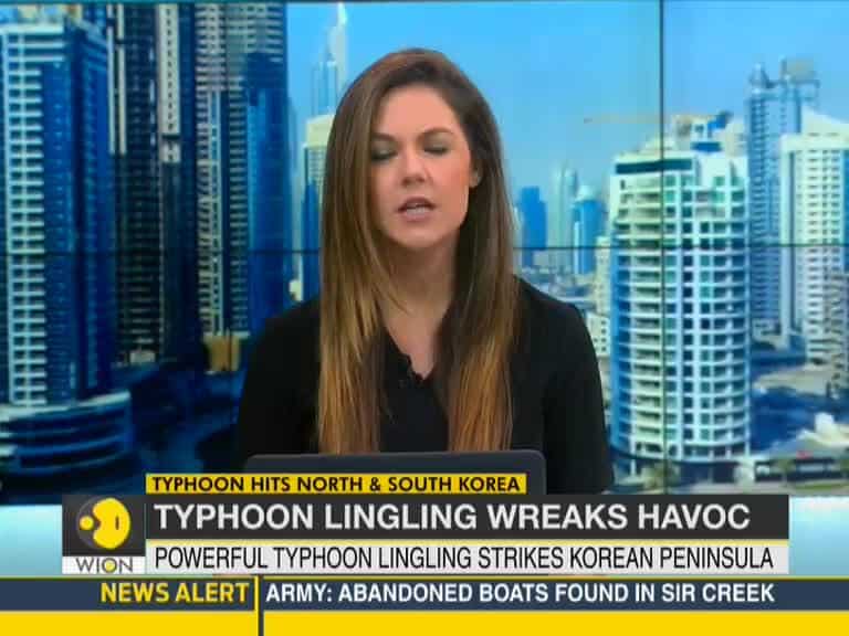 Typhoon Lingling strikes Korean peninsula, 5 killed and more than 400 houses devastated